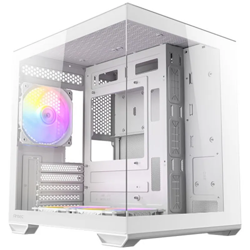 CAJA ANTEC CX60M ARGB MATX BLANCO 2XVENT REV 120 MM 1X120MM 2XUSB SN FUENTE