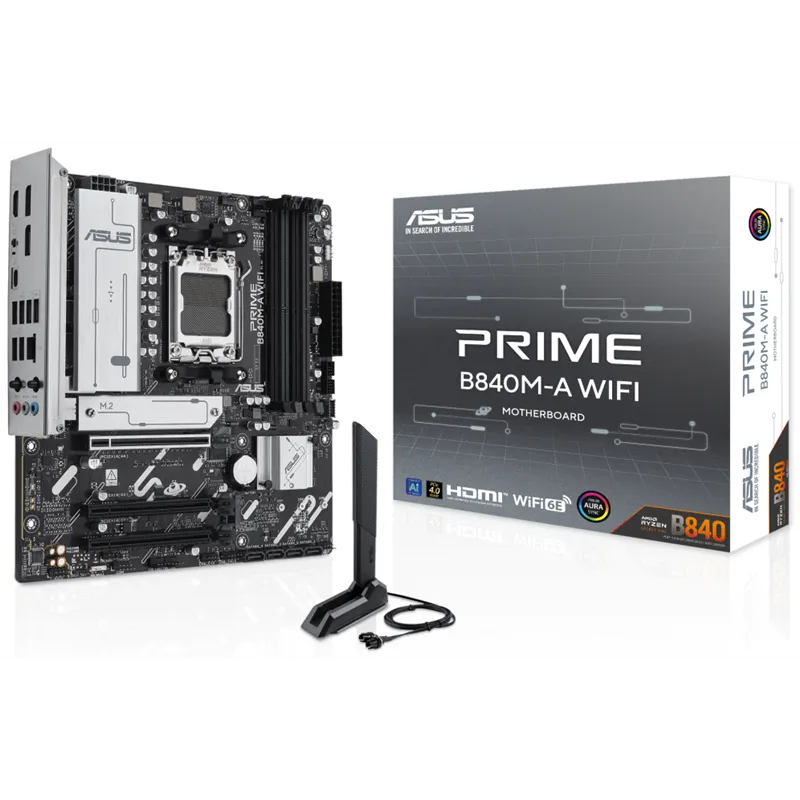 PLACA BASE ASUS PRIME B840 M-A WIFI  M-ATX AM5 DDR5