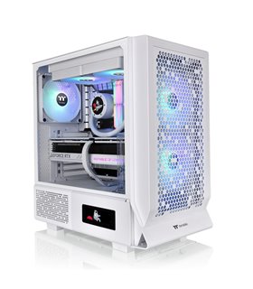 CAJA THERMALTAKE CERES 330 TG ARGB SNOW ATX 2XUSB 3.0 SIN FUENTE BLANCO