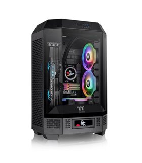 CAJA THERMALTAKE THE TOWER T300 BLACK ATX 2XUSB 3.0 SIN FUENTE NEGRO