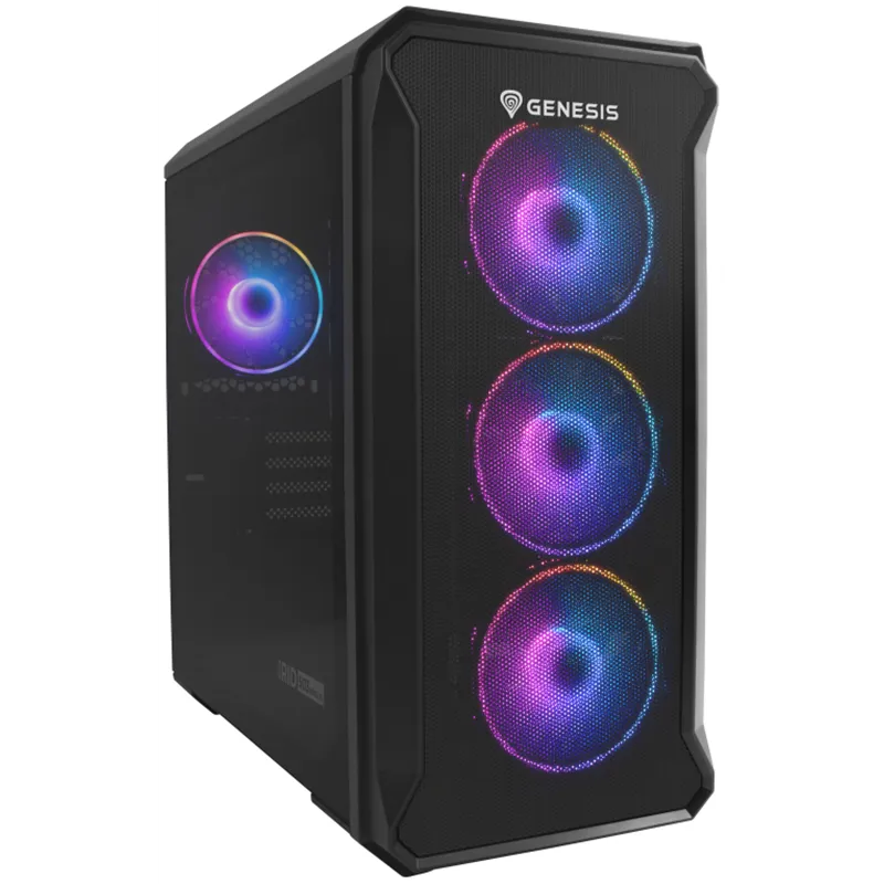 CAJA GAMING GENESIS IRID 503 ARGB V2 MATX MINITORRE 1XUSB3.0 2XUSB2.0 BK SIN PSU