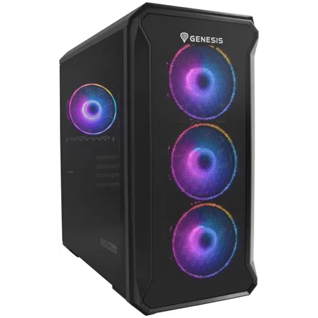 CAJA GAMING GENESIS IRID 503 ARGB V2 MATX MINITORRE 1XUSB3.0 2XUSB2.0 BK SIN PSU