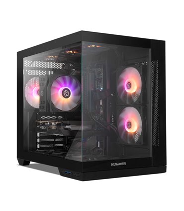 CAJA HUMMER ASTRA NEO SEMITT ATX CRISTAL FRAMELESS NEGRO
