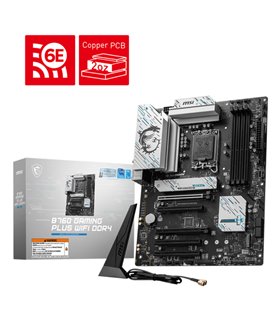 PLACA BASE MSI PRO B760 GAMING PLUS WIFI 1700 ATX 4XDDR4