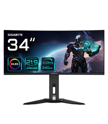 MONITOR GAMING GIGABYTE MO34WQC2 34" 3440X1440 VA 2K