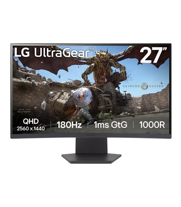 MONITOR LG 27GS60QC-B 27" HDMI X2 GAMING