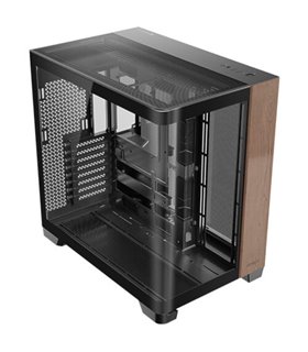 CAJA ANTEC C8 CURVE WOOD E-ATX NEGRO 2XVENT 160 MM 1X140MM 2XUSB SN FUENTE