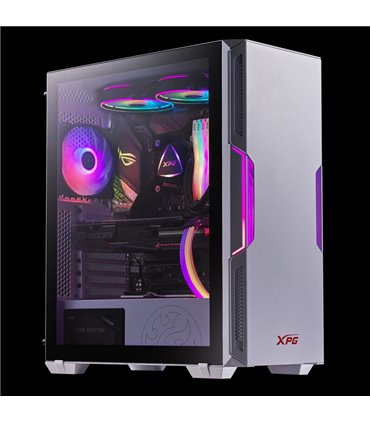 CAJA GAMING XPG STARKER ATX 2XUSB SIN FUENTE ARGB BLANCO