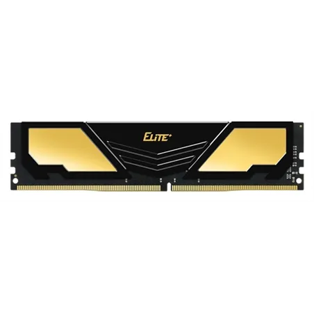 DDR4 TEAMGROUP ELITE HEATSINK 16GB 3200 NEGRO / DORADO