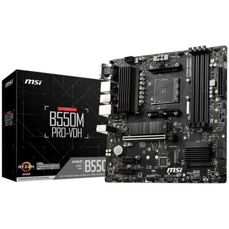 PLACA BASE MSI B550M PRO-VDH AM4 MATX 4XDDR4