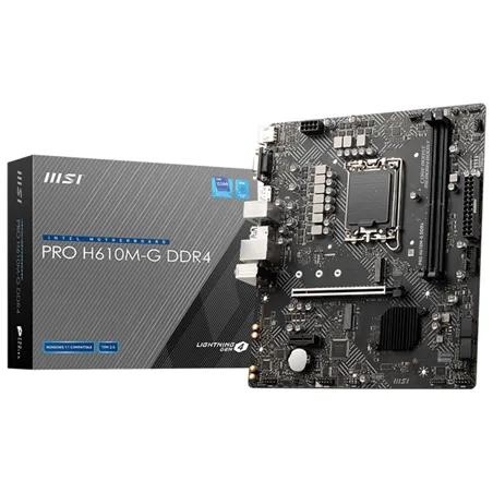 PLACA BASE MSI PRO H610M-G D4 1700 MATX 2XDDR4