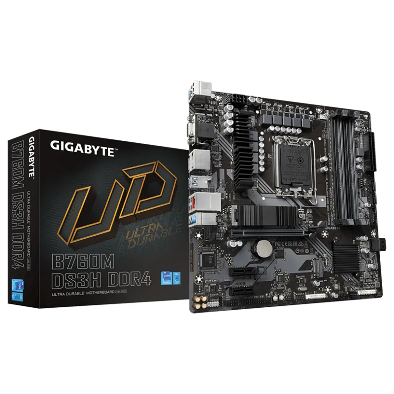 PLACA BASE GIGABYTE B760M DS3H DDR4 1700 MATX 4XDDR4