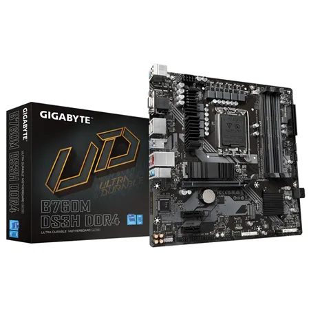 PLACA BASE GIGABYTE B760M DS3H DDR4 1700 MATX 4XDDR4