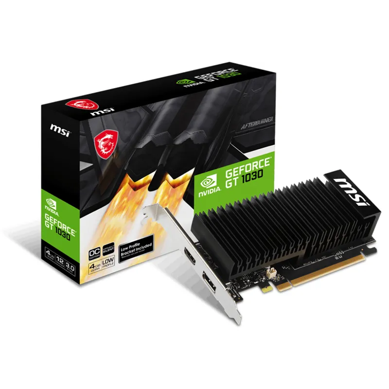 TARJETA GRAFICA MSI GT1030 4GHD4 LP OC 4GB GDDR4