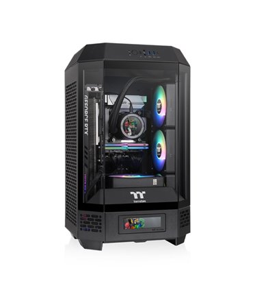 CAJA THERMALTAKE MINI-ITX TOWER 250 2XVENT 120MM NEGRO SNFUENTEÂ