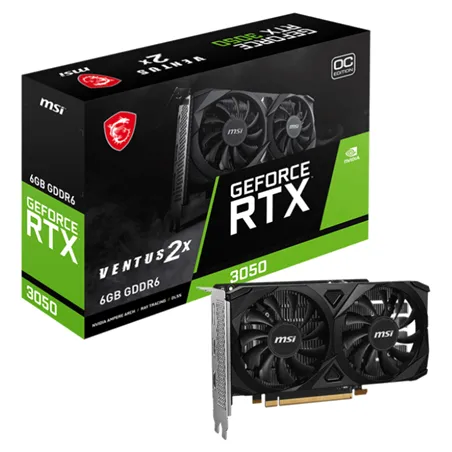 TARJETA GRAFICA MSI RTX 3050 VENTUS 2X E 6GB OC