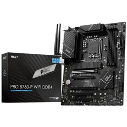 PLACA BASE MSI PRO B760-P WIFI 1700 ATX 4XDDR4