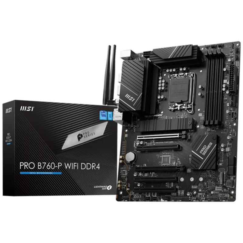 PLACA BASE MSI PRO B760-P WIFI 1700 ATX 4XDDR4
