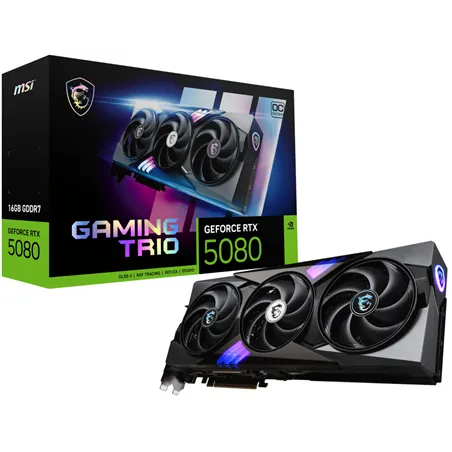 TARJETA GRAFICA MSI RTX 5080 16GB GAMING TRIO OC