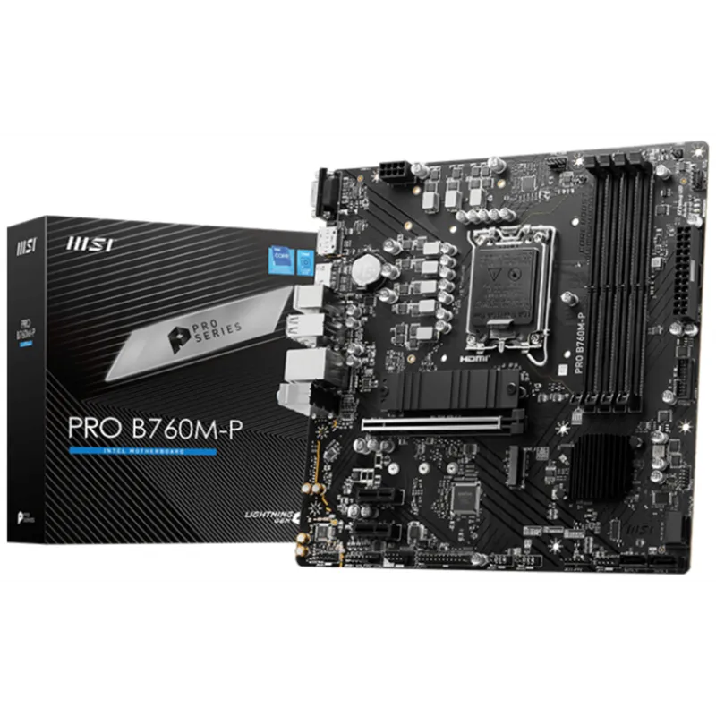 PLACA BASE MSI PRO B760M-P 1700 MATX 4XDDR5