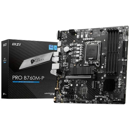 PLACA BASE MSI PRO B760M-P 1700 MATX 4XDDR5