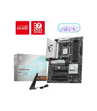 PLACA BASE MSI B850 GAMING PLUS WIFI PCI-E x16 Gen5, M.2 Gen5