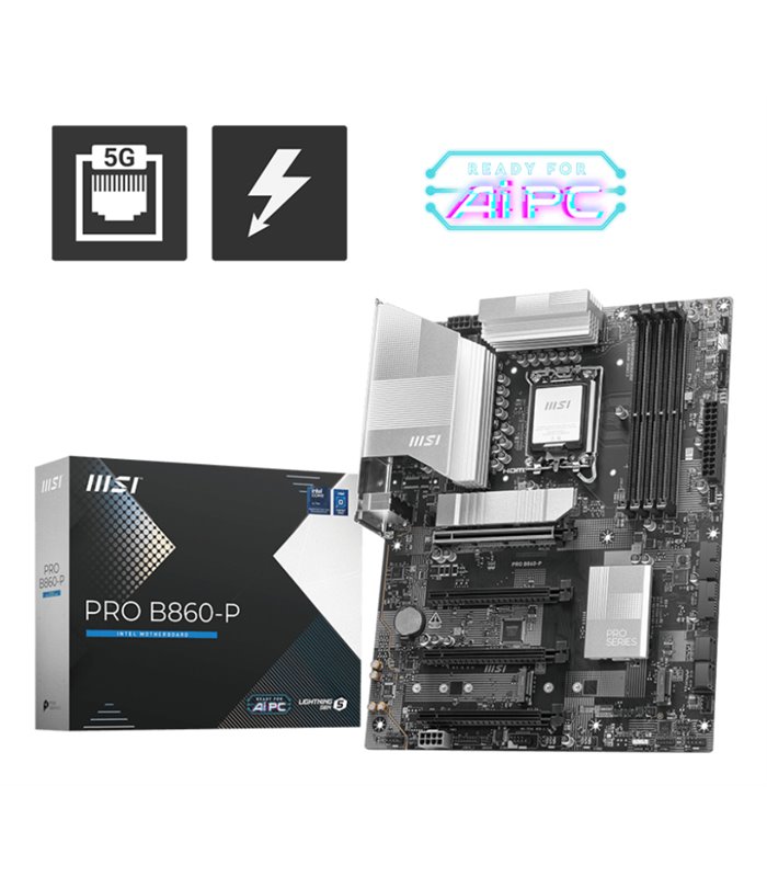 PLACA BASE MSI PRO B860-P WIFI