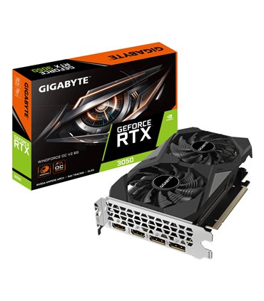 TARJETA GRAFICA GIGABYTE RTX 3050 WINDFORCE OC V2 6GB GDDR6 DLSS3