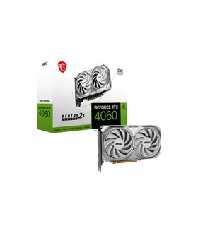 TARJETA GRAFICA MSI RTX 4060 VENTUS 2X WHITE 8GB OC