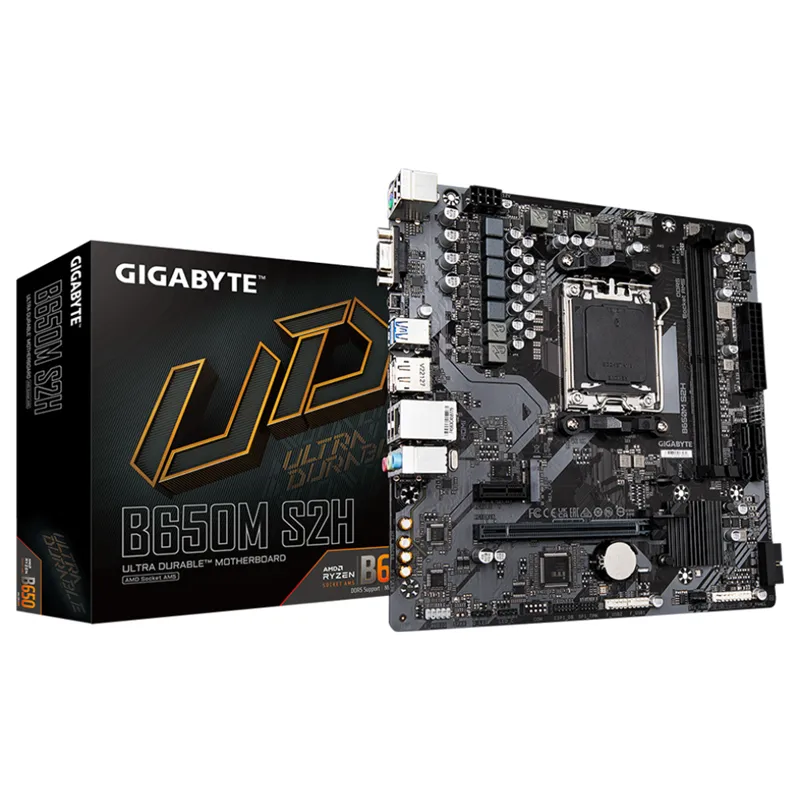 PLACA BASE GIGABYTE B650M S2H 1.1 AM5 MATX 2XDDR5