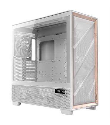 CAJA ANTEC FLUX PRO_EUV WOOD ATX 2XUSB3.0 SIN FUENTE BLANCO