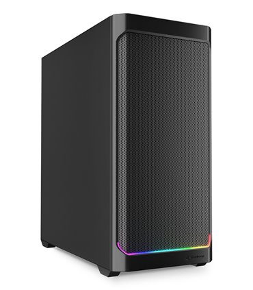 CAJA GAMING SHARKOON AK4 RGB Strip NEGRO 2XVENT 120MM 3XUSB SN FUENTE