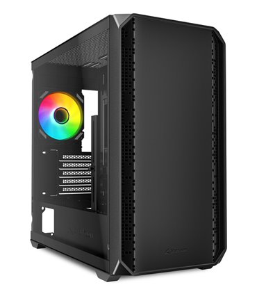 CAJA GAMING SHARKOOM MK2 RGB mATX  NEGRO 120MM 3XUSB SN FUENTE