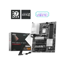 PLACA BASE MSI PRO B840-P WIFI PCI-E 16x Gen4, M.2 Gen4
