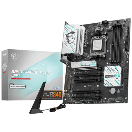 PLACA BASE MSI B840 GAMING PLUS WIFI PCI-E 16x Gen4, M.2 Gen4