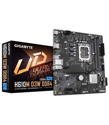 PLACA BASE GIGABYTE H610M D3W S1700 MATX DDR4