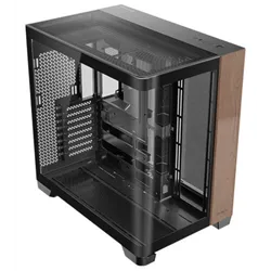 CAJA ANTEC C8 CURVE WOOD E-ATX NEGRO 2XVENT 160 MM 1X140MM 2XUSB SN FUENTE