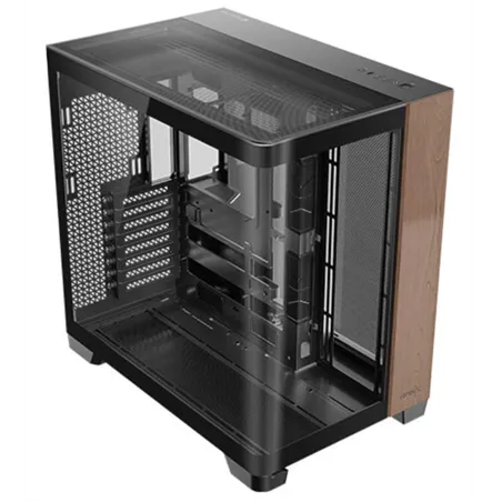 CAJA ANTEC C8 CURVE WOOD E-ATX NEGRO 2XVENT 160 MM 1X140MM 2XUSB SN FUENTE