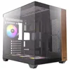 CAJA ANTEC CX800 ARGB ATX WOOD 2XVENT REV 120 MM 1X120MM 2XUSB SN FUENTE