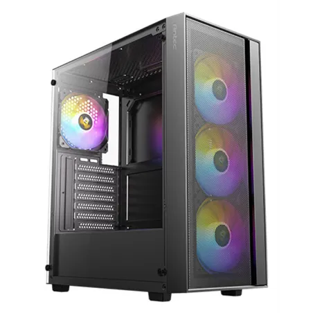 CAJA ANTEC AX65 ARGB ATX NEGRO 4XVENT 120MM 2XUSB SN FUENTE