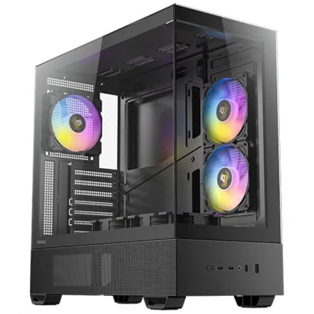 CAJA ANTEC CX705 ARGB MID-TOWER ATX PANORAMICA 270º 5XVENT 120MM PWM