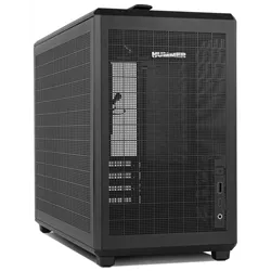 NOX Hummer Mini torre M-ATX portable mesh Ngr