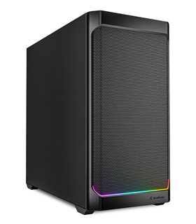 CAJA GAMING SHARKOOM MK4 RGB Strip NEGRO 2XVENT 120MM 3XUSB SN FUENTE