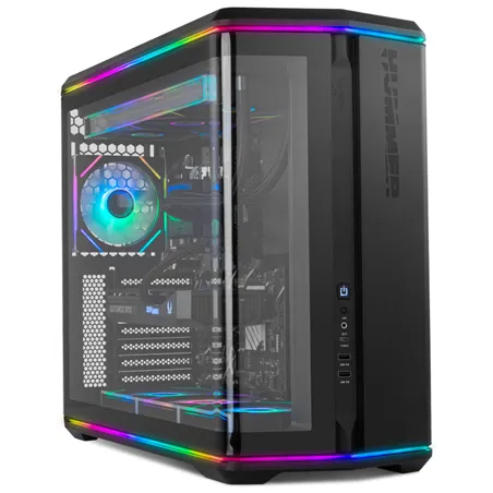 NOX Hummer Semitorre ATX cristal curvo ARGB Ngr