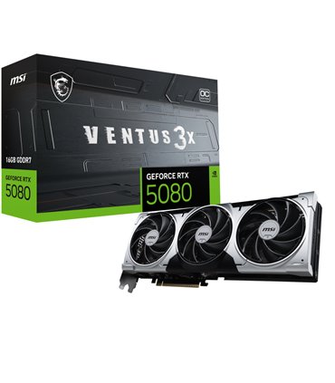 TARJETA GRAFICA MSI RTX 5080 16G VENTUS 3X OC PLUS