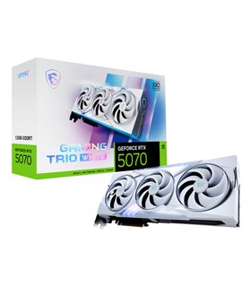 TARJETA GRAFICA MSI RTX 5070 12 GB GAMING TRIO OC WHITE