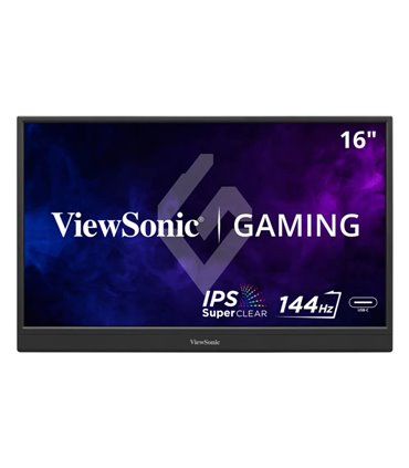 MONITOR VIEWSONIC VX1654 16"FHD IPS 144Hz mini HDMI 2XUSB type C speakers