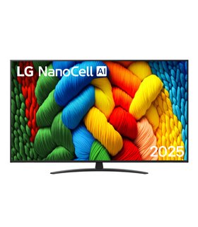TV LG 65" 65NANO81A6A NANOCELL UHD 4K