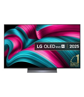 TV LG OLED EVO AI C5 OLED55C54LA 55" UHD 4K SMART TV NEGRO