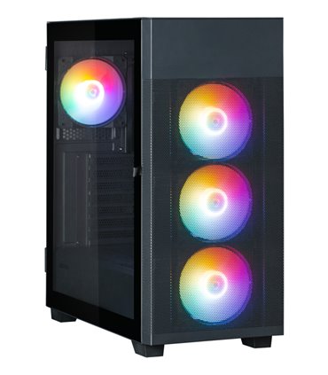 CAJA ZALMAN S5 NEO ATX 4 XVENT 120MM ARGB 2XUSB 3.0 NEGRO S/N FUENTE